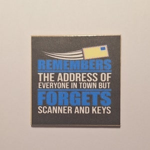 Postal worker, usps, letter carrier magnet