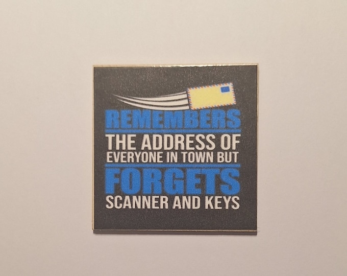 Postal worker, usps, letter carrier magnet