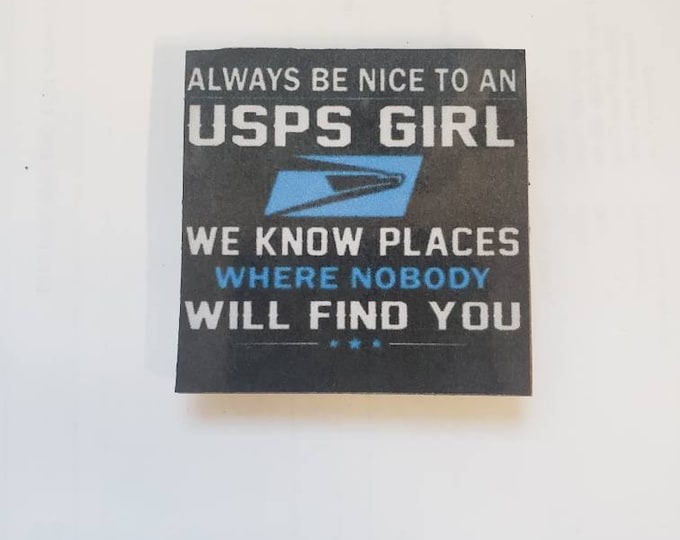 Postal worker, usps, letter carrier magnet