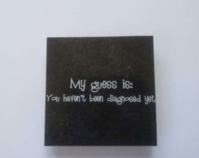Funny sarcastic fridge magnet
