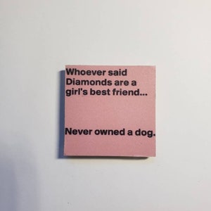 Positive inspirational fridge magnet