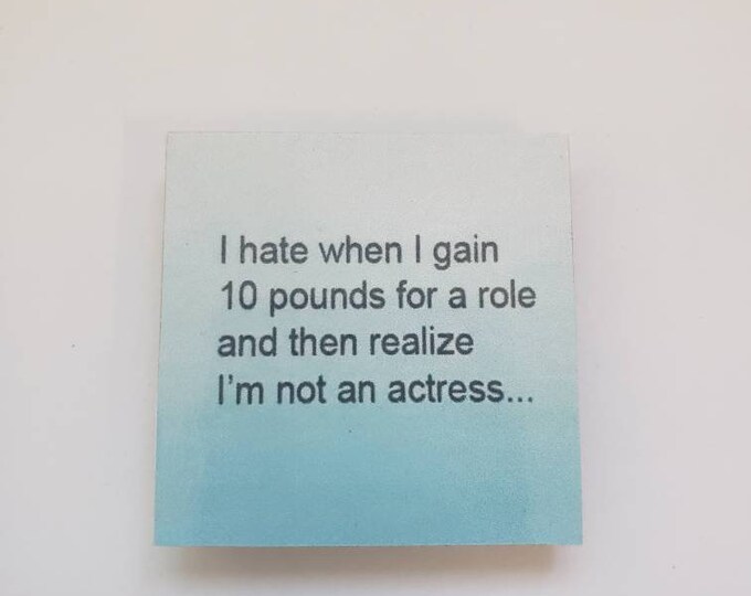 Sarcastic funny fridge magnet