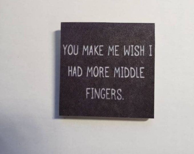 Sarcastic funny fridge magnet