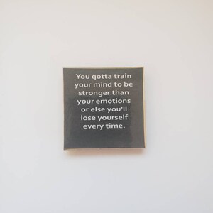 Inspirational positive fridge magnet