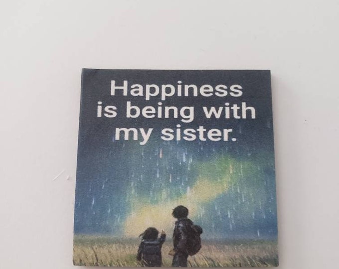 Inspirational positive fridge magnet