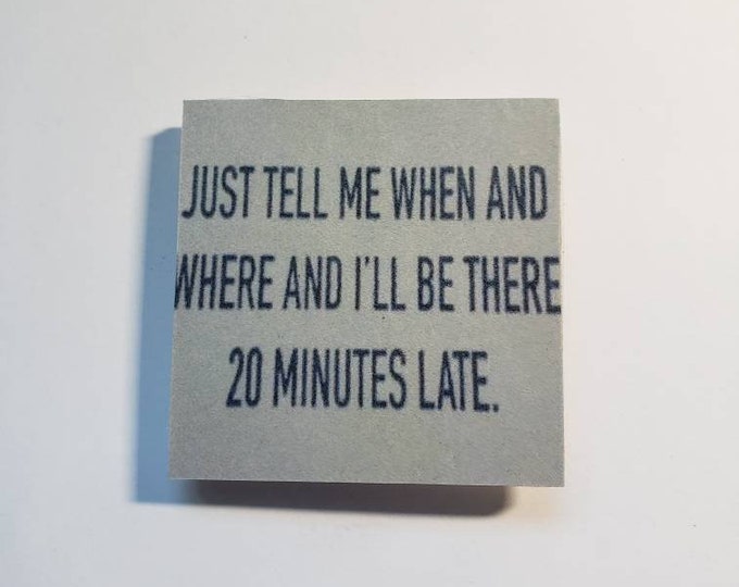 Sarcastic  funny fridge handmade  magnet