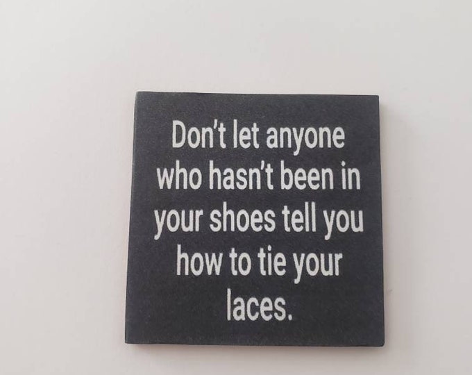 Inspirational positive fridge magnet