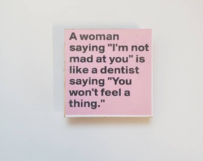 Sarcastic funny fridge magnet
