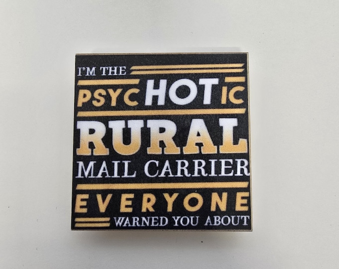 Letter carrier, rural carrier, usps , postal carrier fridge magnet