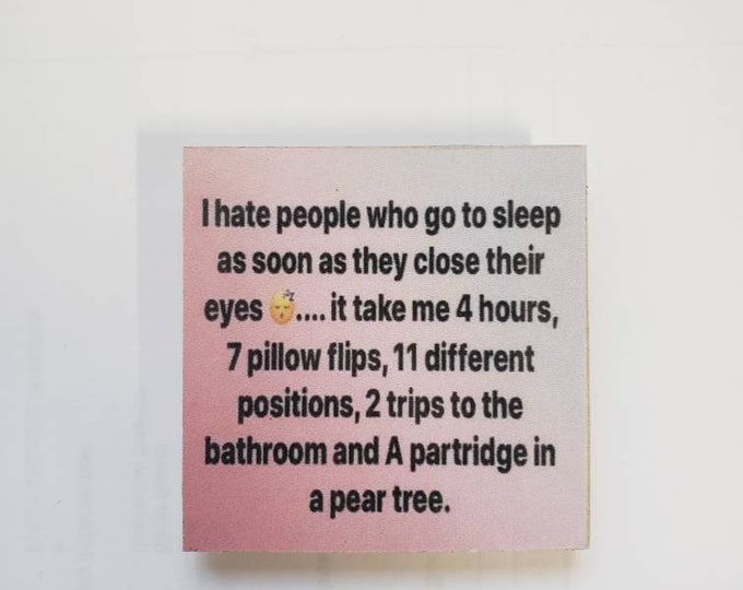 Sarcastic funny fridge magnet