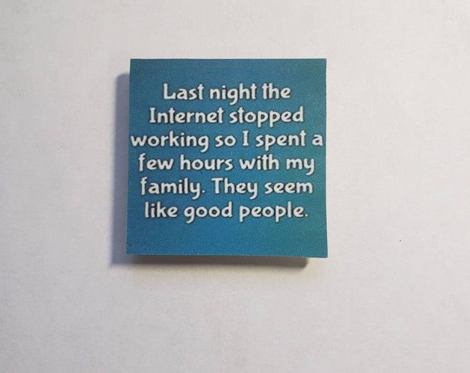 Sarcastic fridge magnet