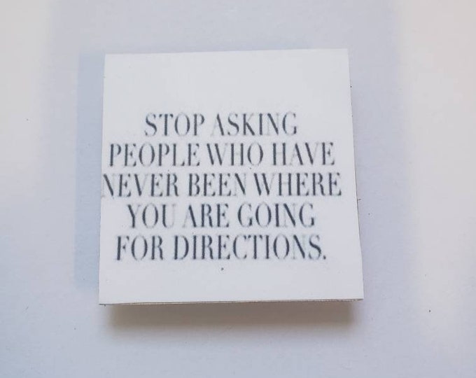 Sarcastic funny fridge magnet