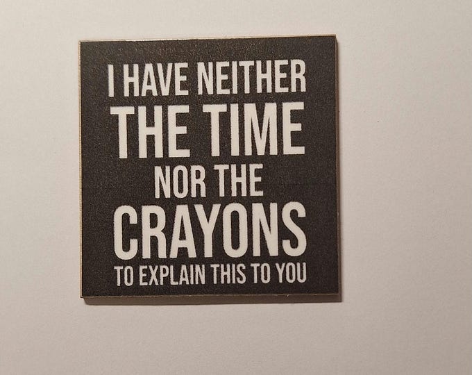 Sarcastic funny fridge magnet