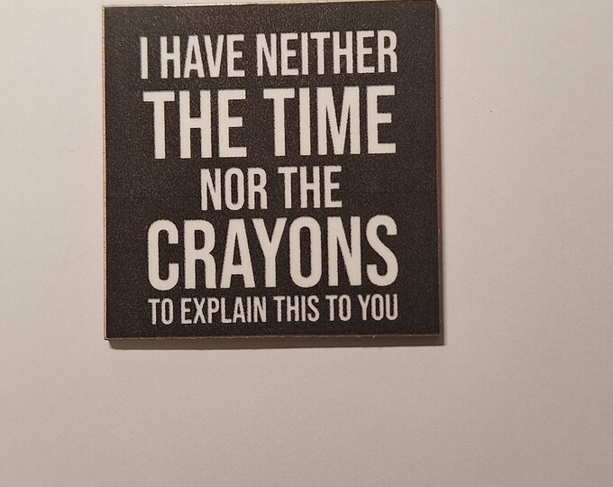 Sarcastic funny fridge magnet
