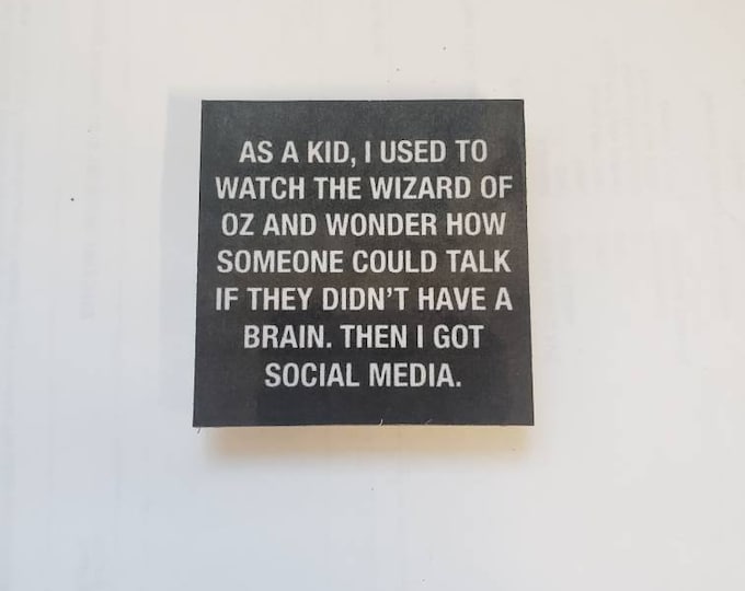 Sarcastic funny fridge magnet