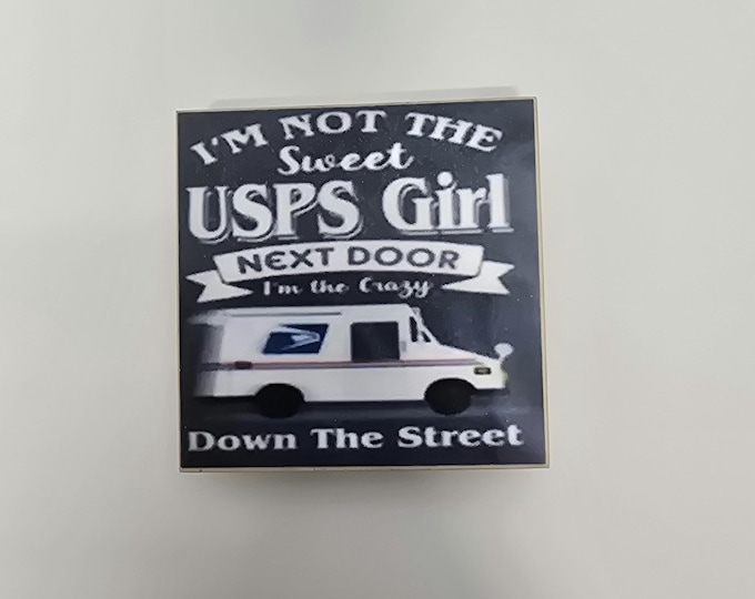 Postal worker, usps, letter carrier magnet