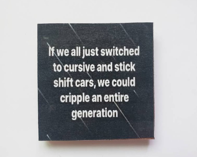 Sarcastic funny magnet