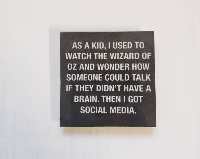 Sarcastic funny fridge magnet