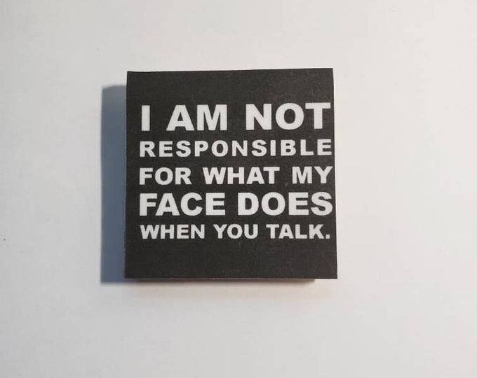 Sarcastic funny fridge magnet