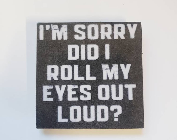 Sarcastic funny  2in handmade magnet