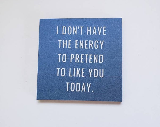 Sarcastic funny fridge magnet