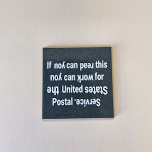 Usps letter carrier postal fridge magnet