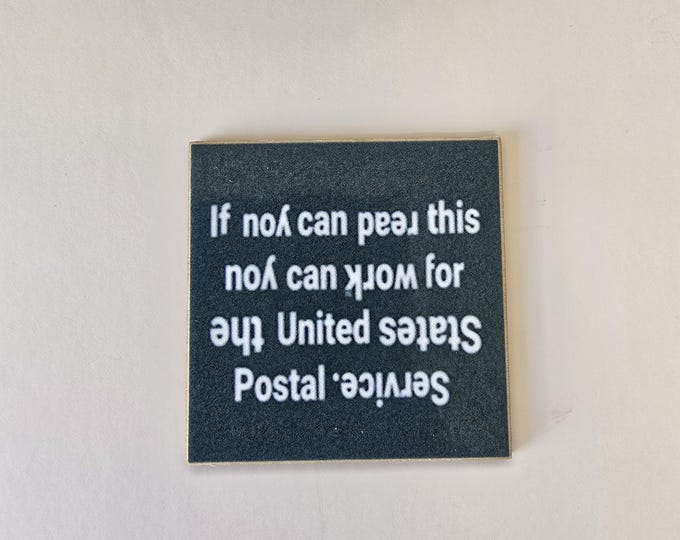 Usps letter carrier postal fridge magnet