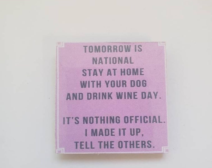 Sarcastic funny fridge magnet