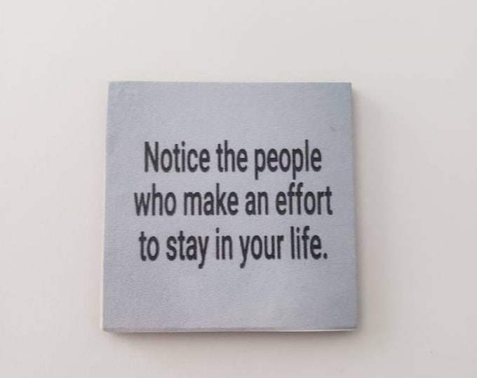 Inspirational positive fridge magnet