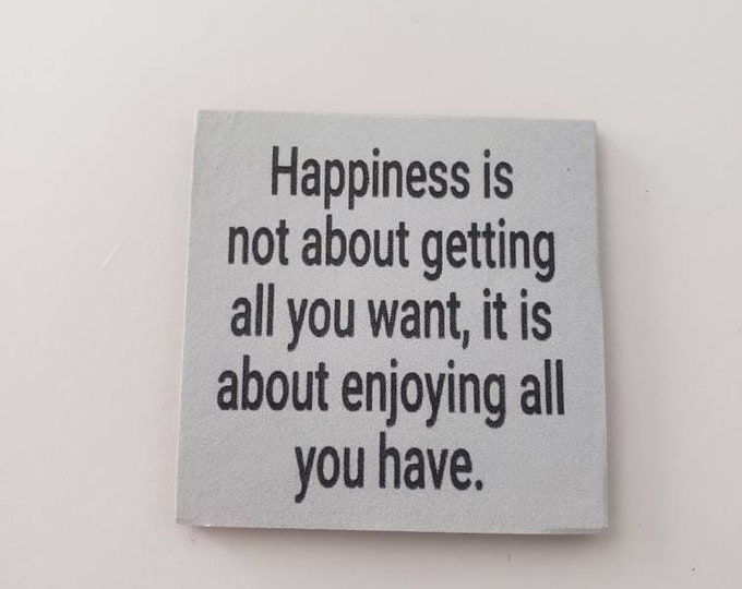 Inspirational positive fridge magnet
