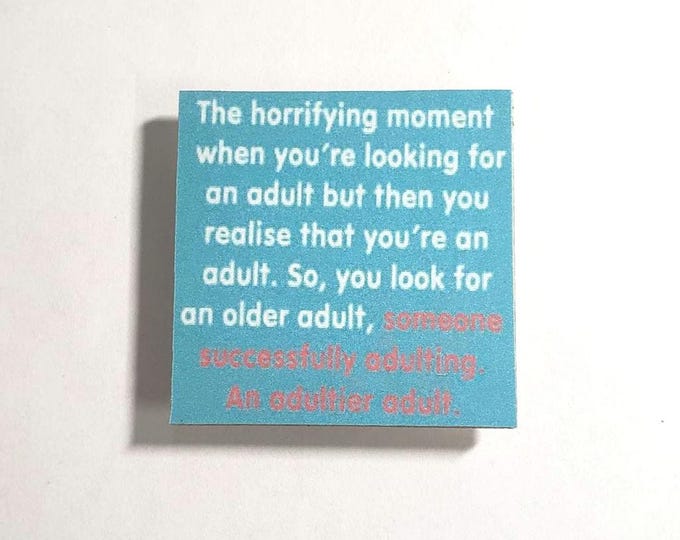 Sarcastic fridge magnet
