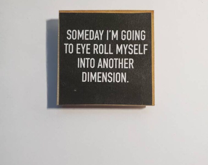 Sarcastic funny fridge magnet