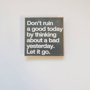Inspirational fridge magnet
