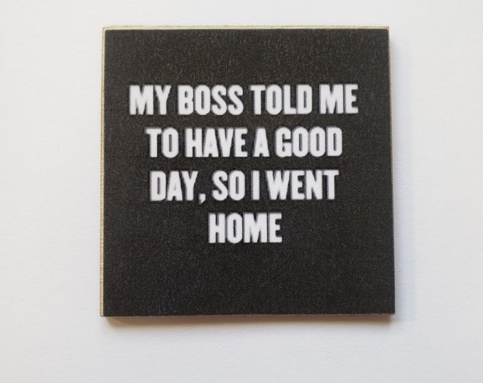 Sarcastic funny fridge magnet