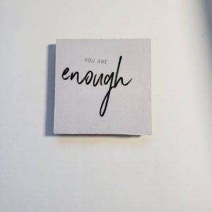 Positive inspirational fridge magnet
