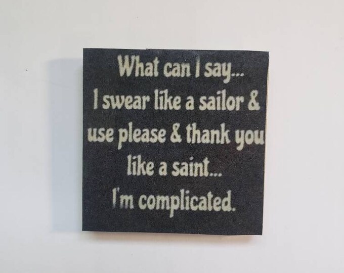 Sarcastic fridge magnet