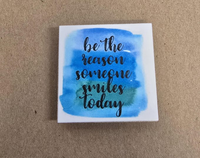 Inspirational fridge magnet