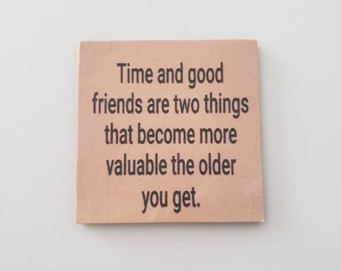 Inspirational positive fridge magnet