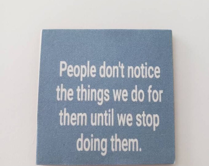 Inspirational positive fridge magnet