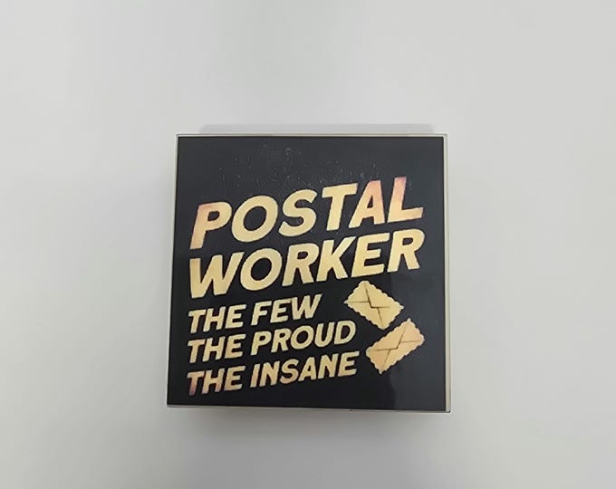 Letter carrier, rural carrier, usps , postal carrier fridge magnet