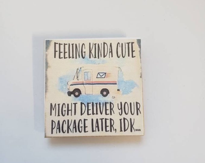 Postal worker, usps, letter carrier magnet