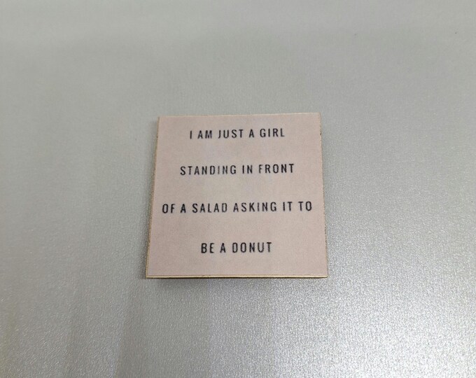 Sarcastic fridge magnet