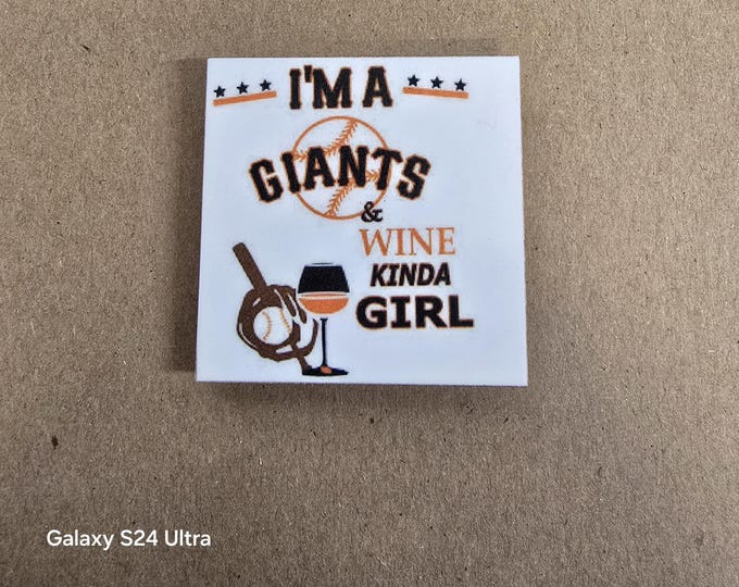 SF Giants baseball fridge magnet