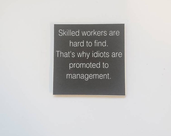 Sarcastic funny magnet
