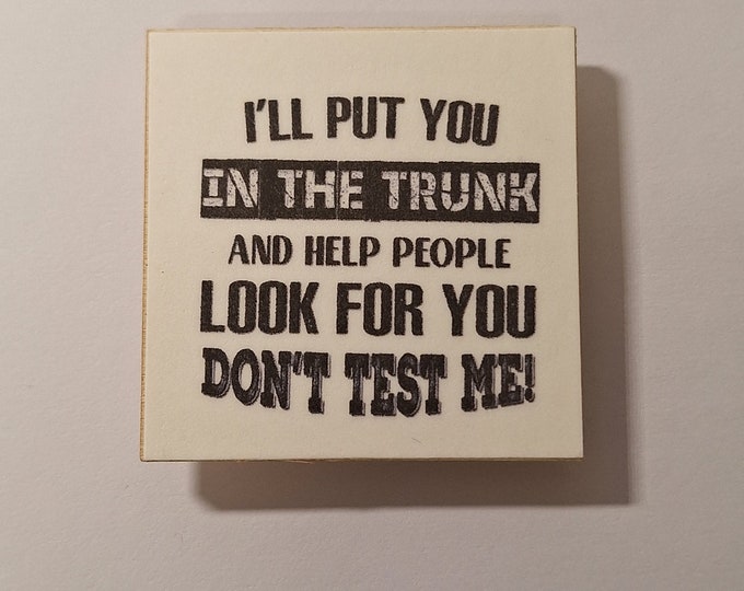 Sarcastic fridge magnet