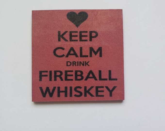 Sarcastic alcohol fridge magnet