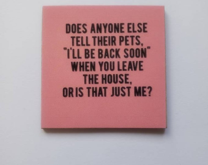 Funny sarcastic fridge magnet