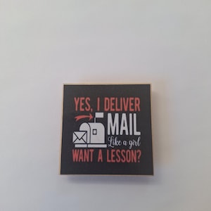 Postal worker, usps, letter carrier magnet