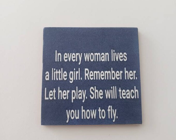 Inspirational positive fridge magnet
