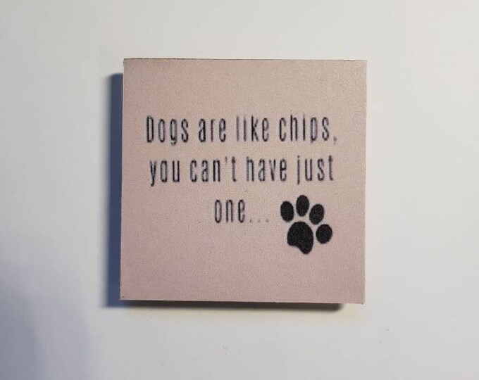Dog fridge magnet